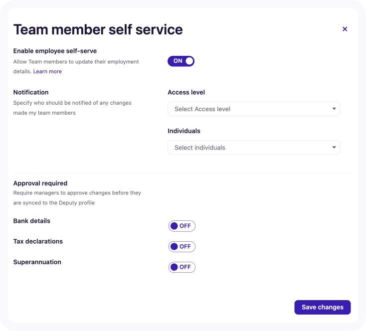 configuration settings for employee self service.png