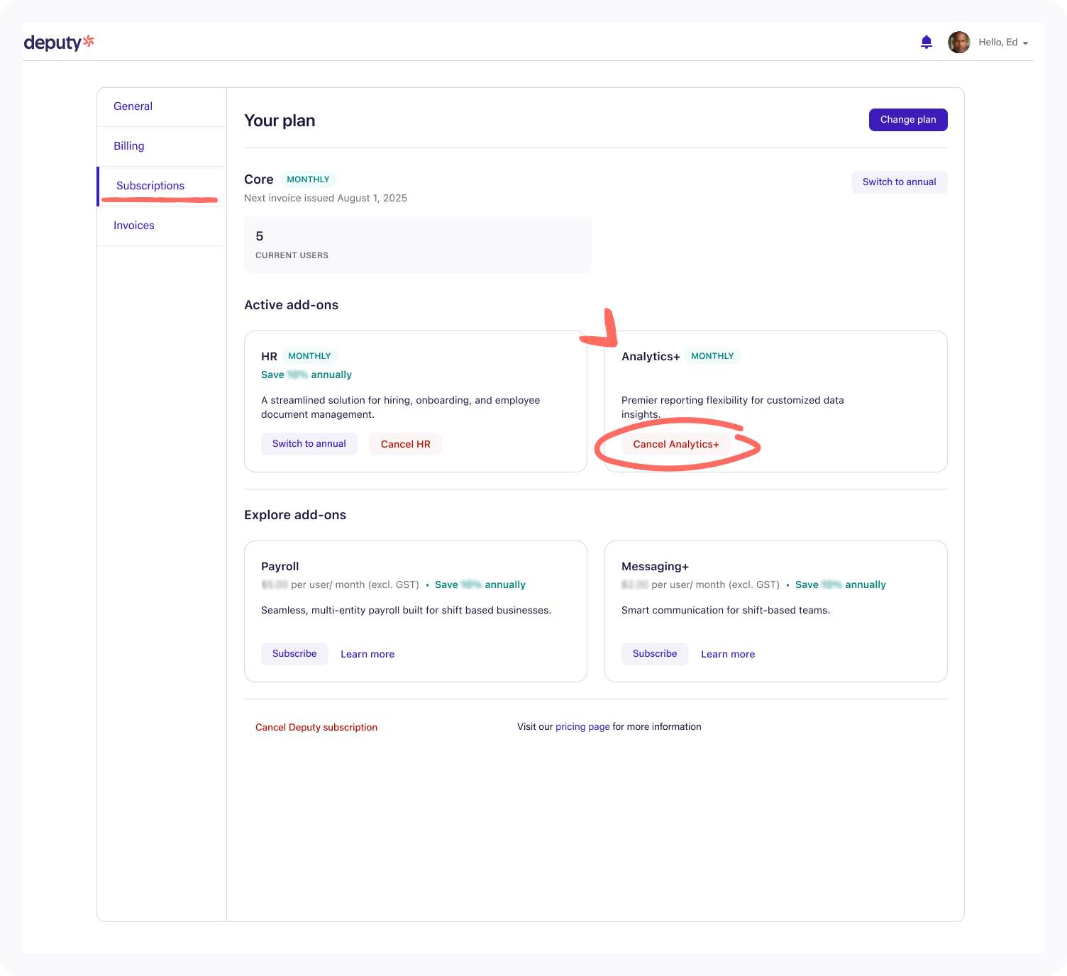 Pricing for Deputy Analytics+ – Deputy Help Center