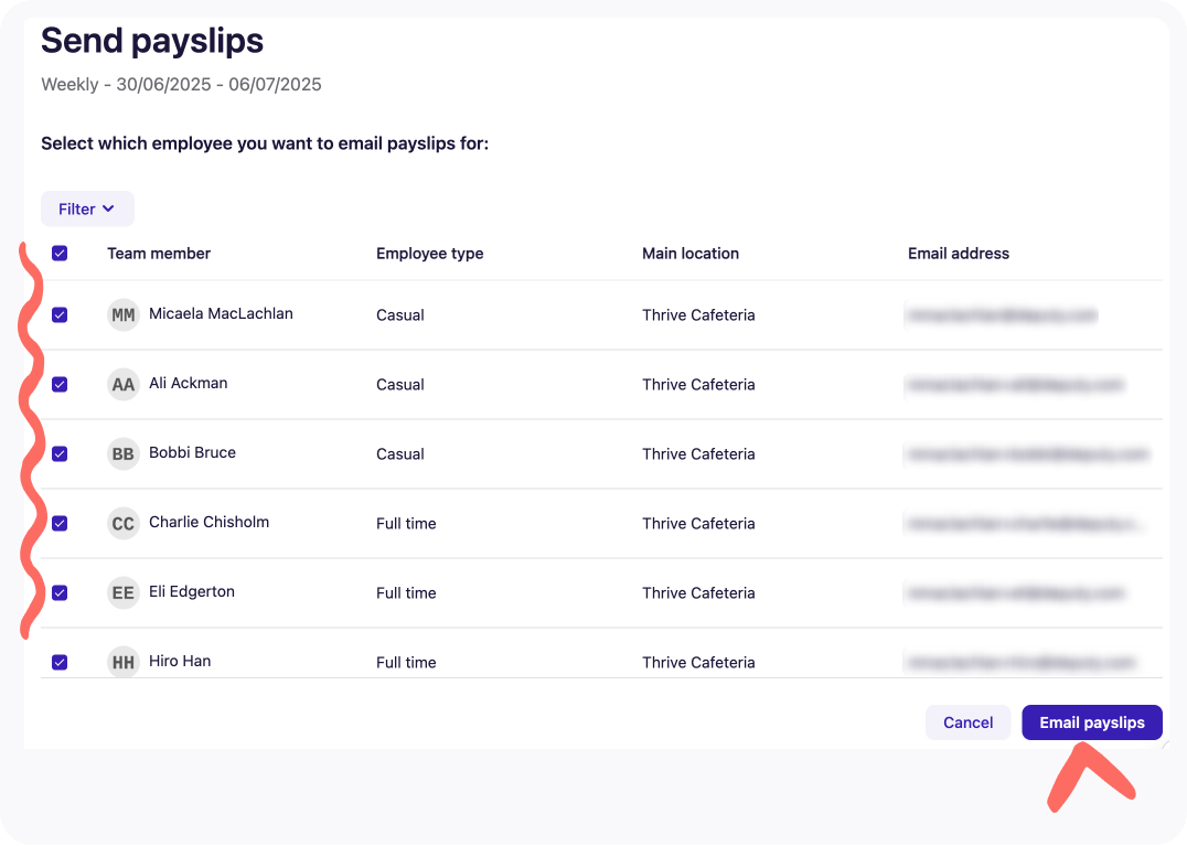 Screenshot of steps 6 to 8.