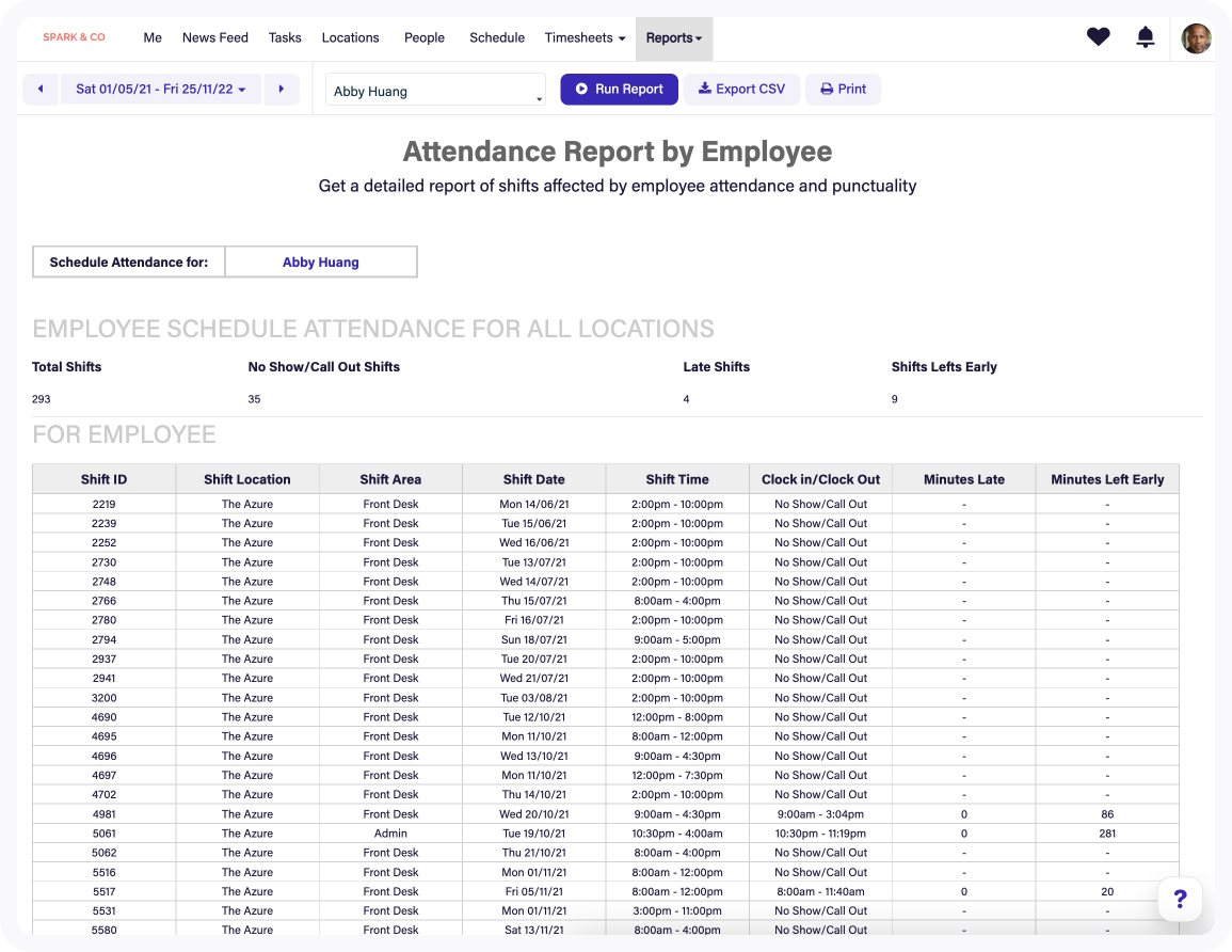 How to generate a late report – Deputy Help Center