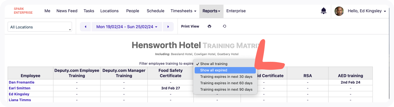 training matrix expiry filter.png