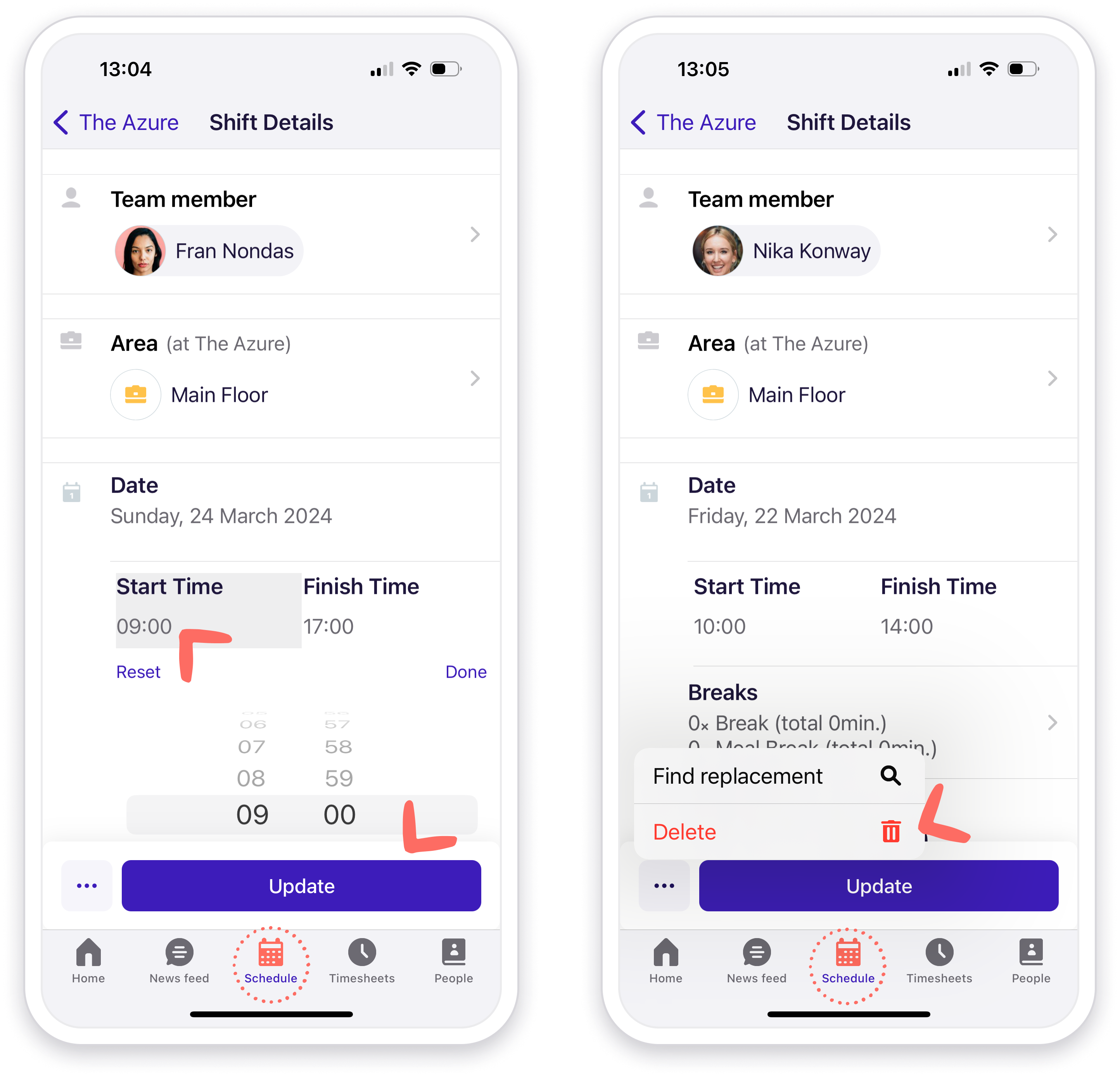 edit or delete a shift on mobile schedule.png